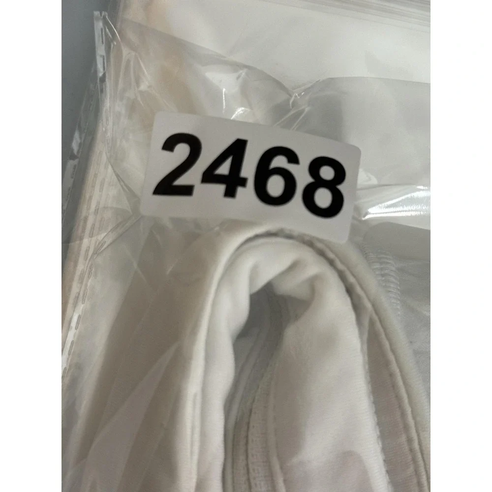 Lululemon Skort Womens 6 Tall White Running Lined Zip Pocket Athletic Tennis